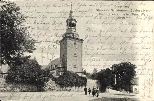 Bad Berka in Thüringen, Kirche, Sanatorium Schloss Harth