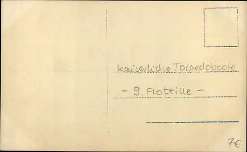 Ak Deutsches Kriegsschiff, Kaiserliche Marine, Torpedoboote der 9. Flottille an der Gazellenbrücke