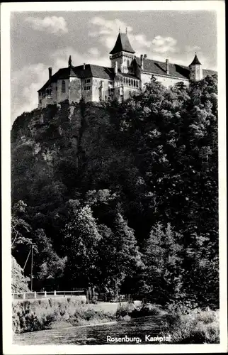 Ak Rosenburg Mold in Niederösterreich, Burg Rosenburg, Kamptal