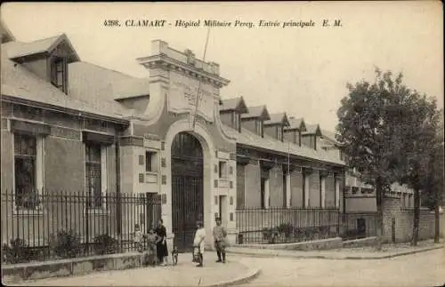 Ak Clamart Hauts de Seine, Hopital Militaire Percy, Entree principale
