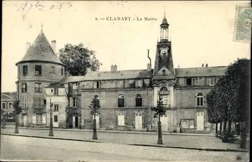 Ak Clamart Hauts de Seine, La Mairie