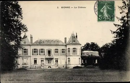 Ak Bionne Loiret, Le Chateau