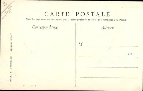 Ak Briaire Loiret, Chateau de Beauvoir