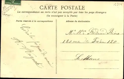 Ak Thury Harcourt Calvados, Chateau et deversoir