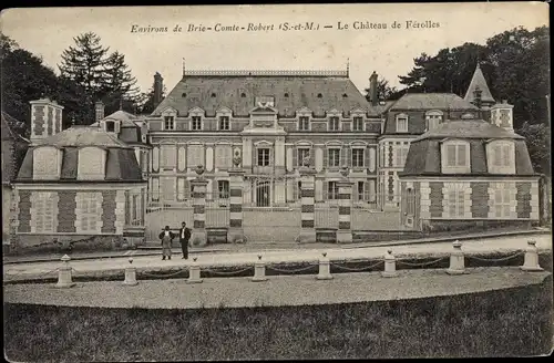 Ak Brie Comte Robert Seine et Marne, Le Chateau de Ferolles