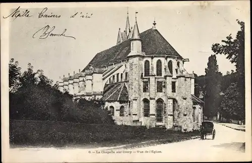 Ak La Chapelle sur Crecy Seine et Marne, L'Eglise