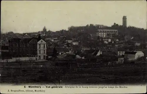 Ak Montlhery Essonne, Vue generale