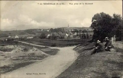 Ak Mereville Essonne, Vue prise de la Garenne