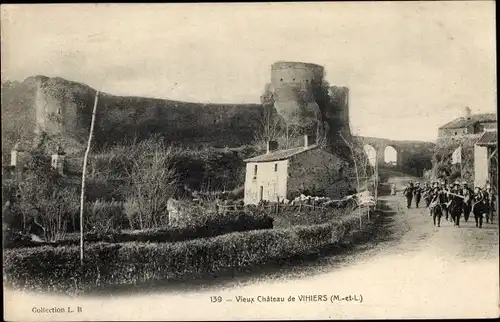 Ak Vihiers Maine et Loire, Vieux Château