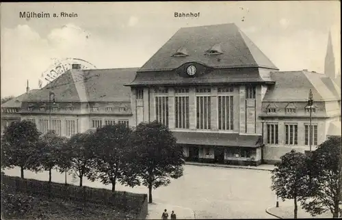 Ak Mülheim Köln, Bahnhof