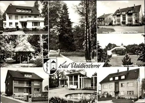 Ak Bad Waldliesborn Lippstadt Nordrhein Westfalen, Kurpark, Haus Westfalen, Haus Berlin, Ellermann