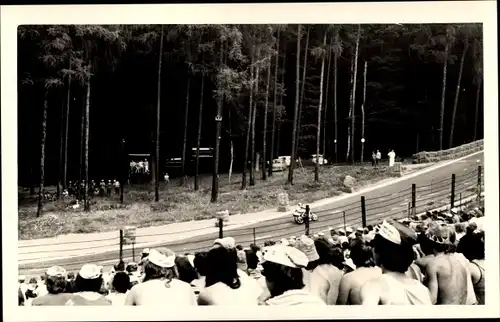 Foto Frohburg in Sachsen, Frohburger Dreieck Rennen, Motorrad, Blick von der Tribüne