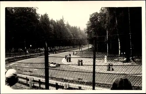 Foto Frohburg in Sachsen, Frohburger Dreieck Rennen, Yamaha Motorrad m. Seitenwagen, Brodin G. / GAU