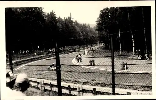 Foto Frohburg in Sachsen, Frohburger Dreieck Rennen, König 500 ccm Motorrad, Schwartz / Gustafsson