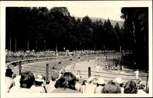 Foto Frohburg in Sachsen, Frohburger Dreieck Rennen, Motorräder