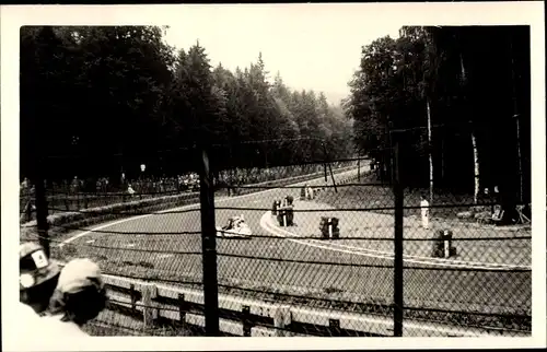 Foto Frohburg in Sachsen, Frohburger Dreieck Rennen, Motorradgespann Schwärzel W. / Huber A.