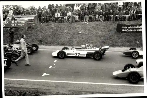 Foto Frohburg Sachsen, Frohburger Dreieck Rennen 1977, Formel Wagen, B8 / 1300 ccm LK II