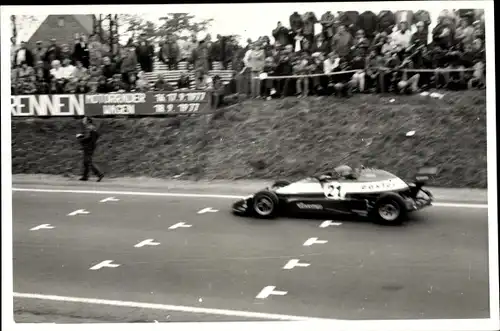 Foto Frohburg Sachsen, Frohburger Dreieck Rennen 1977, MTX Formel Wagen von Karel Jilek