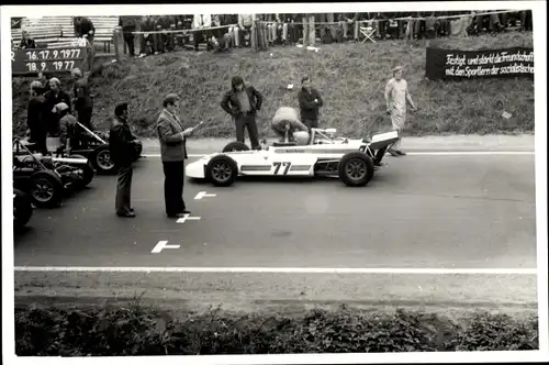 Foto Frohburg Sachsen, Frohburger Dreieck 1977, Shiguli Formel Wagen von Martin Schulz, B8/1300ccm