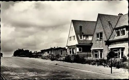 Ak Oostvoorne aan Zee Südholland, Zeeweg