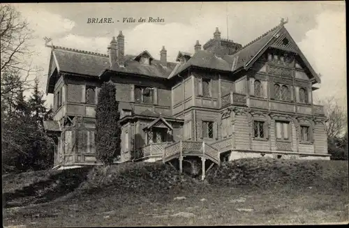 Ak Briaire Loiret, Villa des Roches