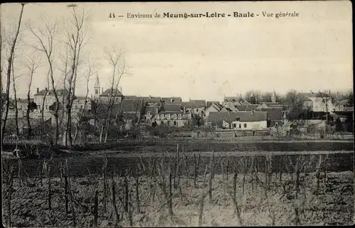 Ak Meung sur Loire Loiret, Vue generale