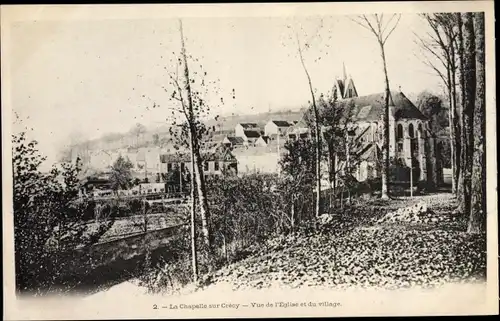 Ak La Chapelle sur Crecy Seine et Marne, L'Eglise