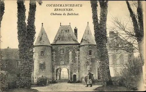Ak Courdimanche-sur-Essonne Essonne, Chateau de Bellebat