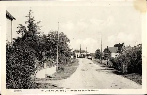 Ak Nyoiseau Maine et Loire, Route de Bouillé Ménard