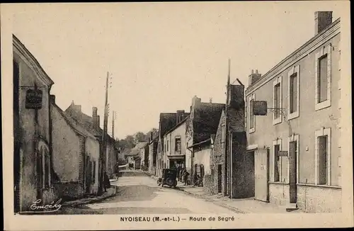 Ak Nyoiseau Maine et Loire, Route de Segré