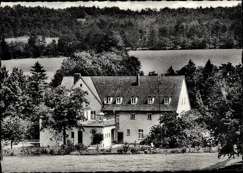 Ak Amshausen Steinhagen in Westfalen, Gewerkschaftsschule der I. G. Bergbau, Otto Hue Heim