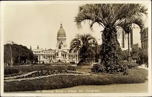 Ak Buenos Aires Argentinien, Plaza de Congreso