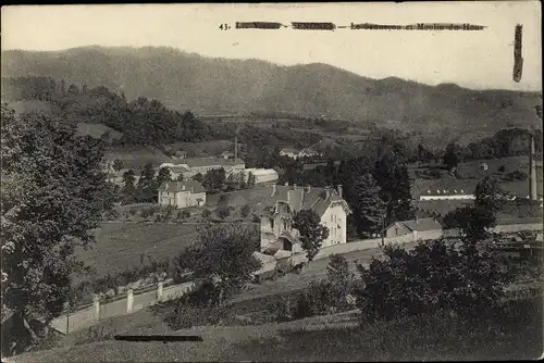 Ak Senones Vosges, Le Sennecon et Moulin du Houx