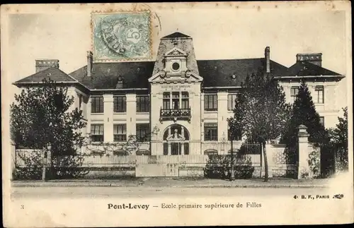 Ak Pontlevoy Loir et Cher, Ecole primaire superieure de Filles