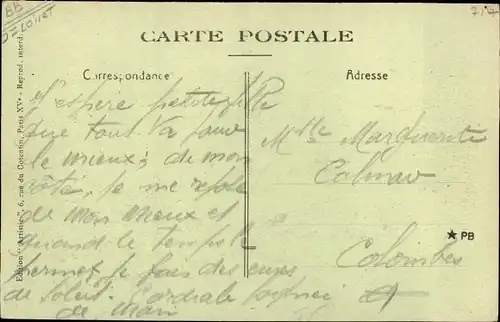 Ak Bonny sur Loire Loiret, Vue generale prise du Clocher