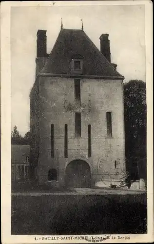 Ak Batilly en Puisaye Loiret, Le Donjon