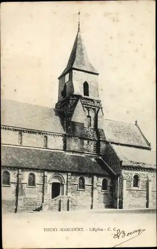 Ak Thury Harcourt Calvados, L'Eglise
