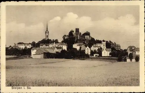 Ak Stolpen in Sachsen, Panorama