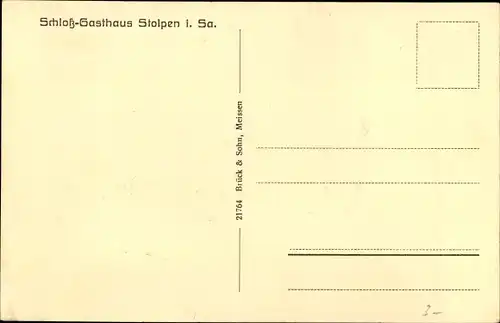 Ak Stolpen in Sachsen, Schloss, Coselturm, Seigerturm, Siebenspitzenturm