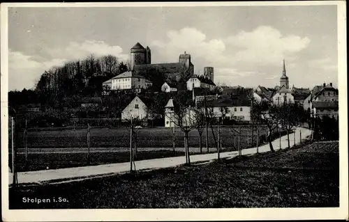 Ak Stolpen in Sachsen, Panorama