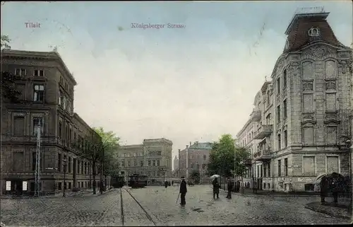 Ak Sowjetsk Tilsit Ostpreußen, Königsberger Straße