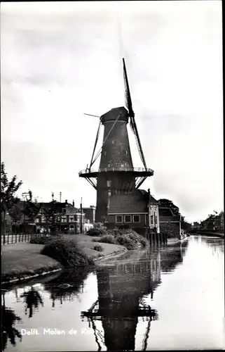 Ak Delft Südholland Niederlande, Molen de Roos