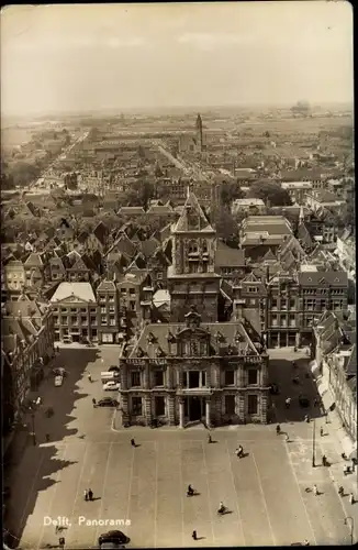 Ak Delft Südholland Niederlande, Panorama