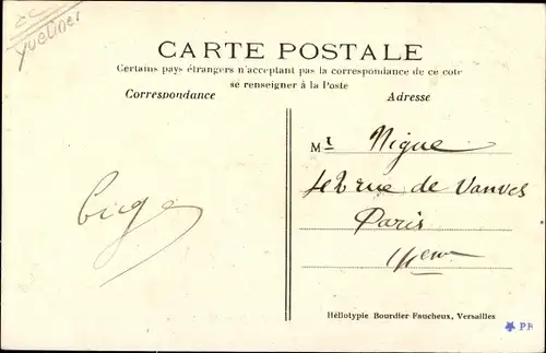 Ak Thoiry Yvelines, Une de faces du chateau