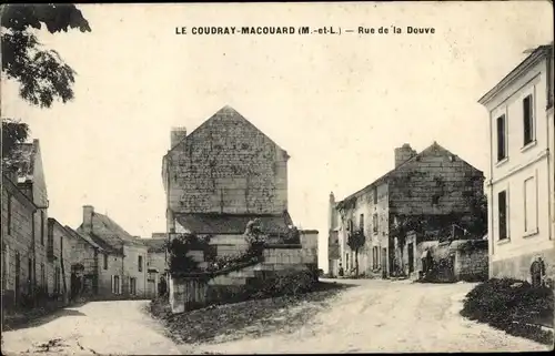 Ak Coudray Macouard Maine-et-Loire, Rue de la Douve