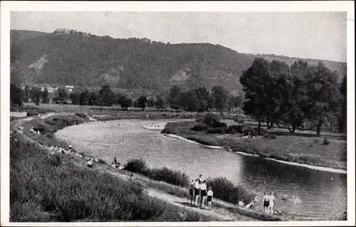 Ak Lipník nad Bečvou Leipnik Region Olmütz, Panorama vom Ort