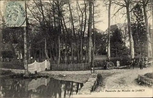 Ak Moulin de Jarcy Essonne, Ortspartie