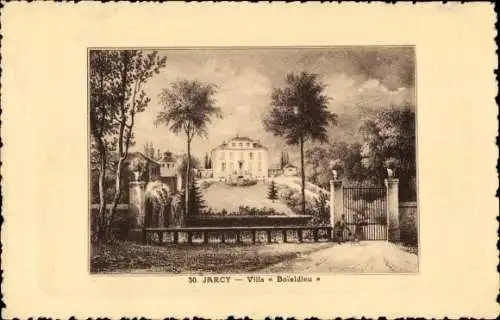 Ak Jarcy Essonne, Villa Boieldieu