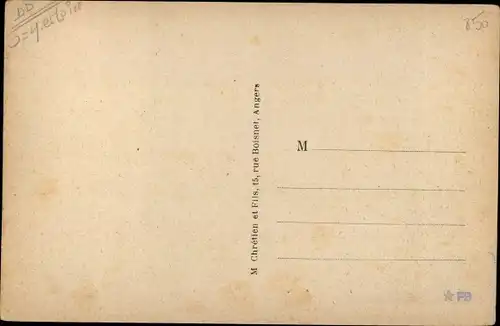 Ak Nyoiseau Maine et Loire, Route de Segré