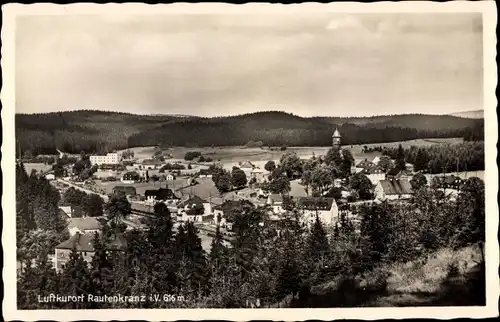 Ak Rautenkranz im Vogtland, Gesamtansicht